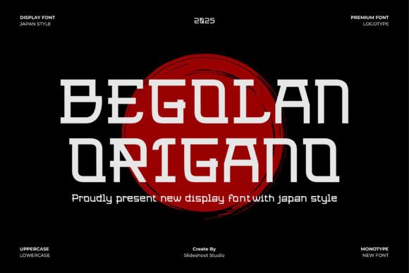 Begolan Origano: A Bold Display Font for Crafters