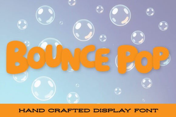 Bouncepop: The Playful Display Font for Bold Branding