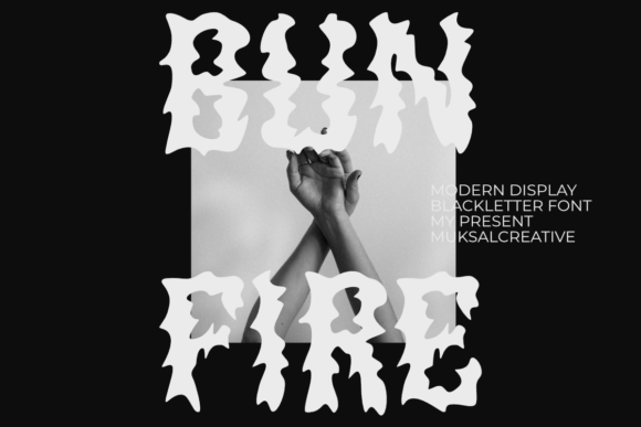 Bunfire Font: Bold Blackletter for Campaigns