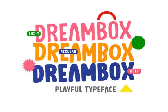 Dreambox Typeface for Joyful Editorial Design
