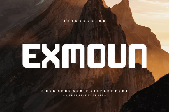 Exmoun: A Bold Sans Serif Font for Modern Web Design
