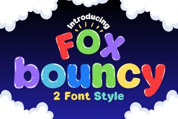 Fox Bouncy: A Playful Display Font for Editors