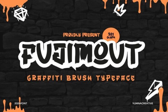 Fujimout: A Bold Display Font for Modern Editorial Design