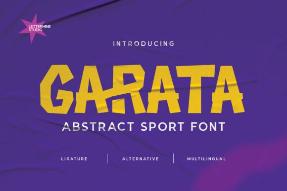 Garata: A Bold Display Font for Impact