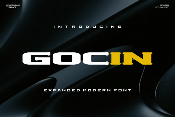 Gocin: The Bold Typeface for Stronger Brands