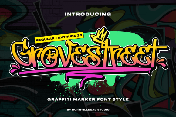 Groovestreet: A Bold Display Font for Modern Editorial Design