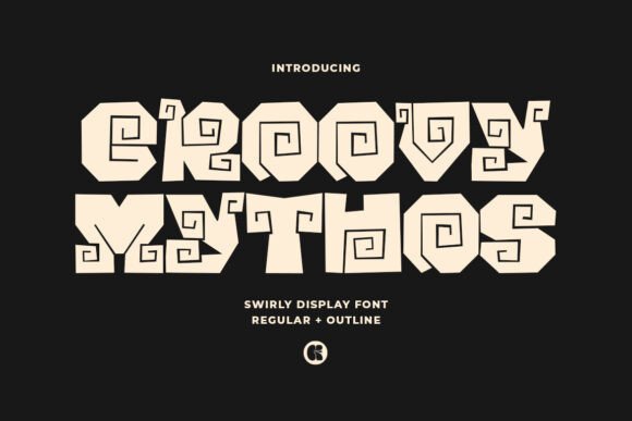 Groovy Mythos: A Bold Display Font for Tropical Branding