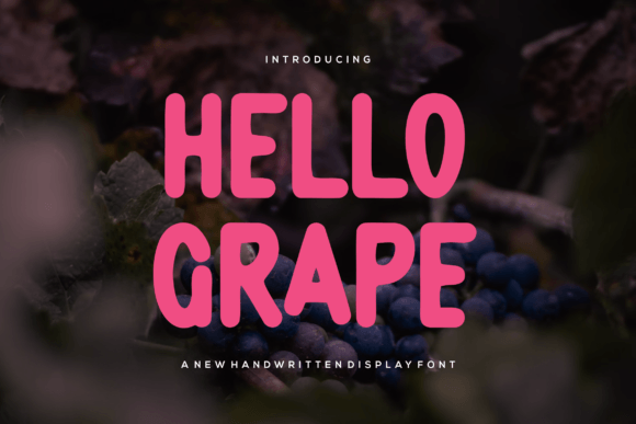 Hello Grape: A Bold Typeface for Branding