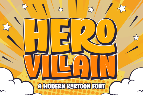 Hero Villain Font: Bold Branding for Designers