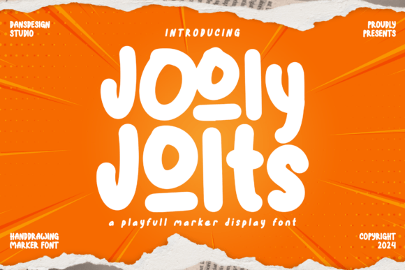 Jooly Jolt: The Playful Display Font for Bold Campaigns
