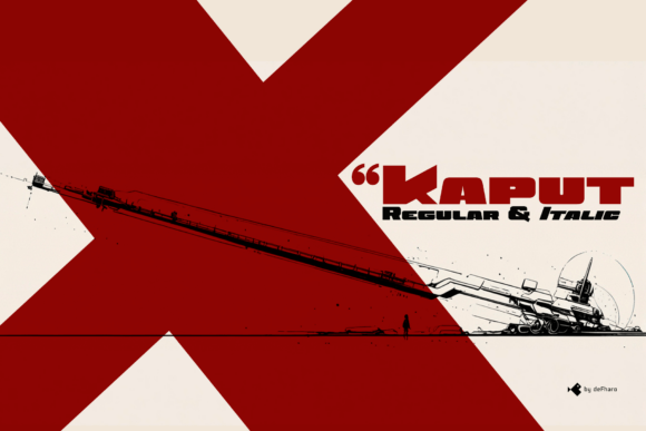 Kaput Typeface: Bold Display Fonts for Editorial Impact