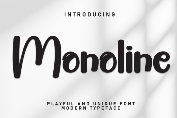 Moonoline: A Handwritten Font for Editorial Soul