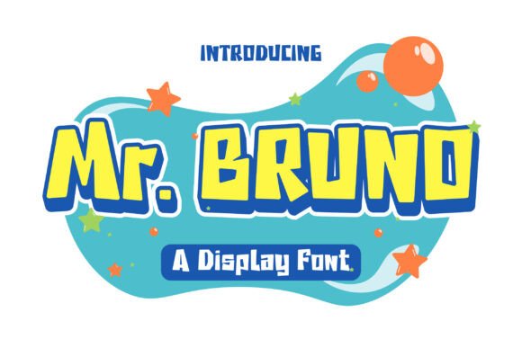 Mr. Bruno: A Bold Display Font for Makers