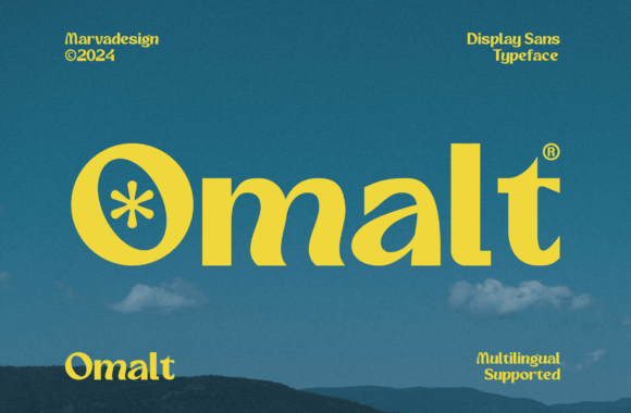 Omalt Font: A Bold Sans Serif for Modern Branding