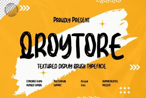 Qroytore Font for Bold Brand Identity
