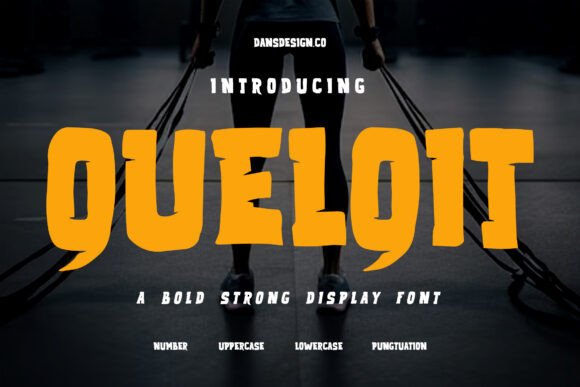 Quelqit: A Bold Display Font for Makers