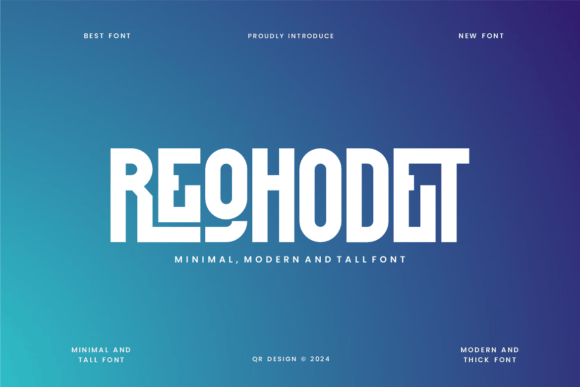 Reqhodet Font: Bold Display Type for Web Design