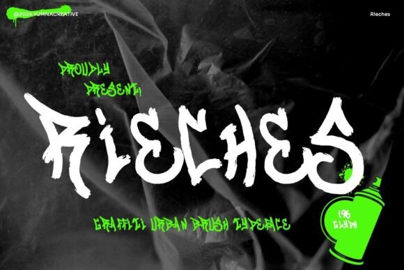 Rieches Font Review: Bold Urban Style