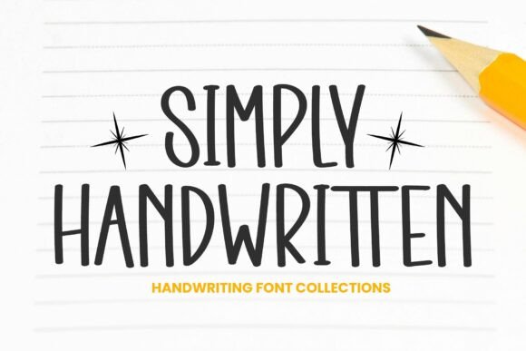 Simply Handwritten: A Playful Display Font for Editors