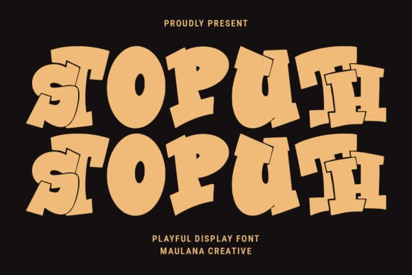 Stoputh: A Bold Display Font for Web Design