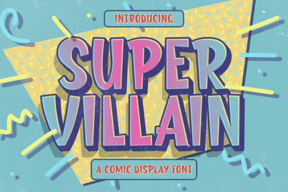 Super Villain Typeface for Bold Editorial Design