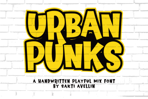 Urban Punks: A Bold Display Font for Brands